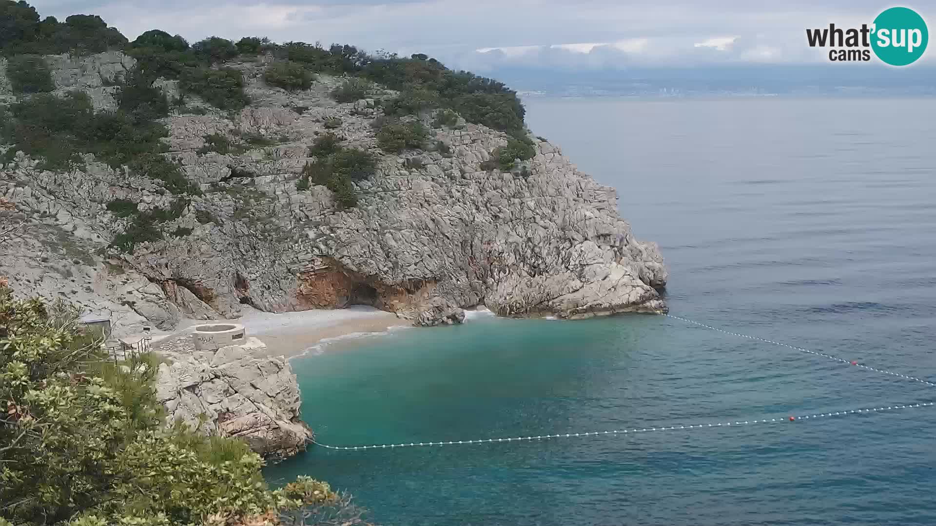 Webcam Brseč Strand – Mošćenička Draga – Kroatien