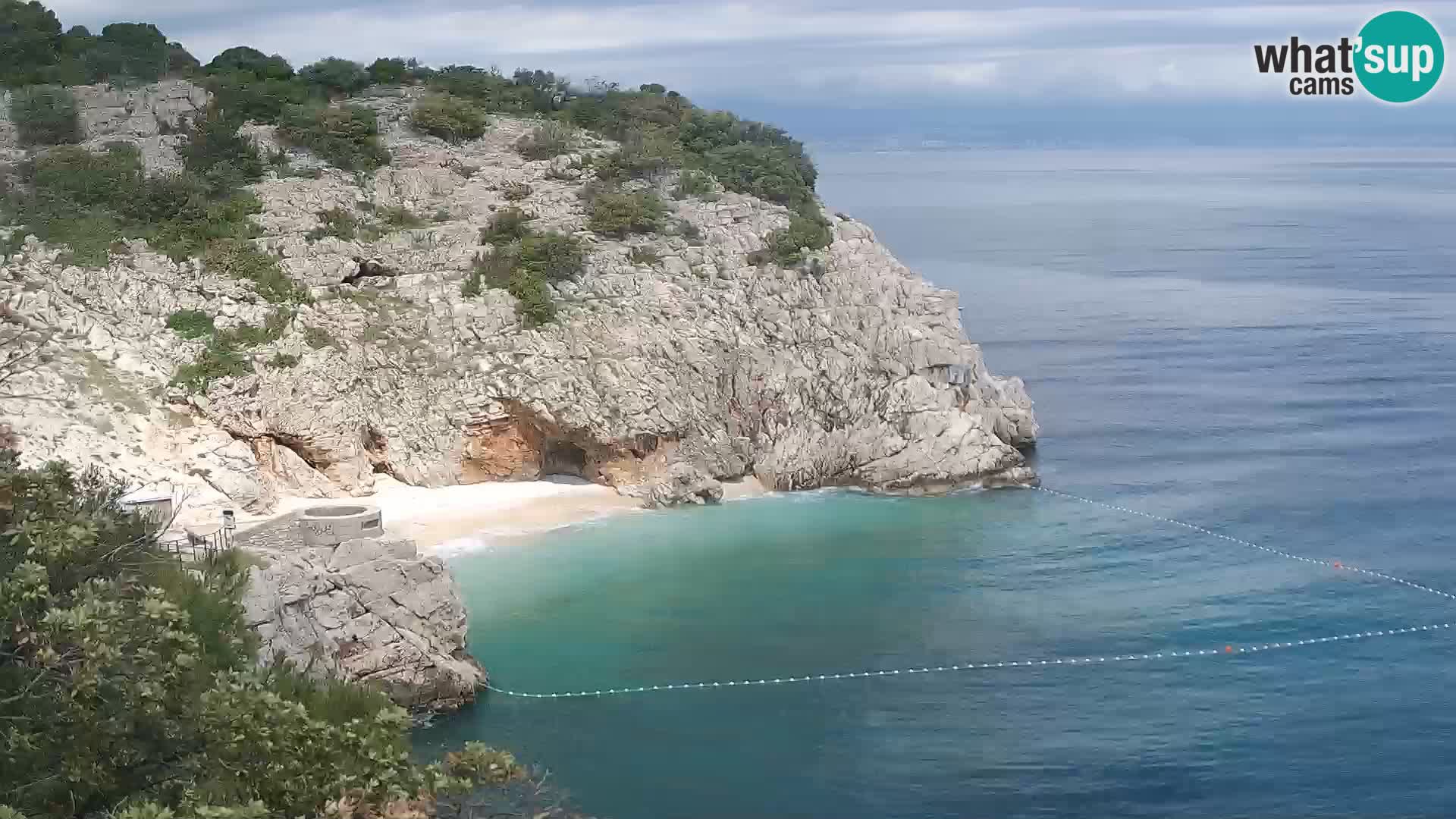 Webcam Brseč beach – Mošćenička Draga – Croatia