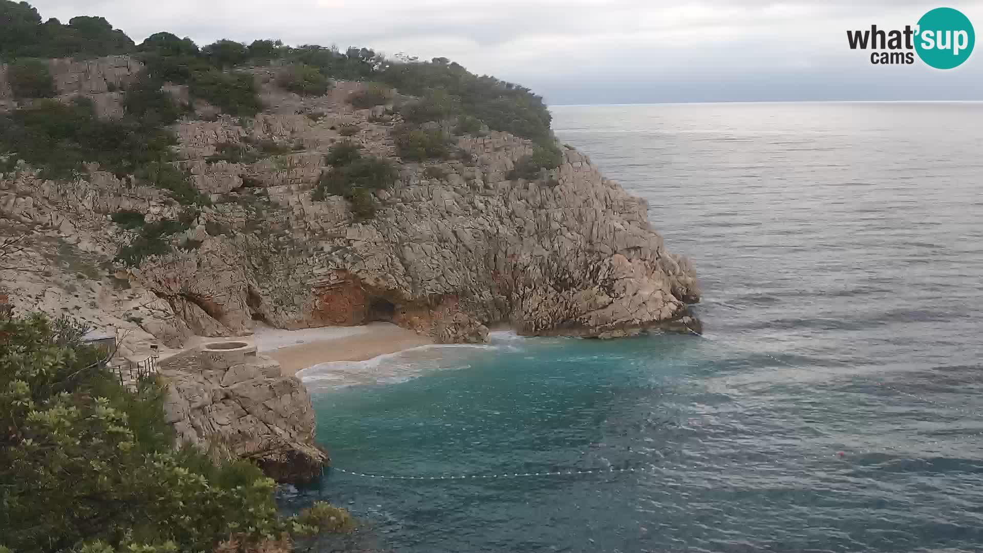 Webcam Bersezio spiaggia – Draga di Moschiena – Croazia
