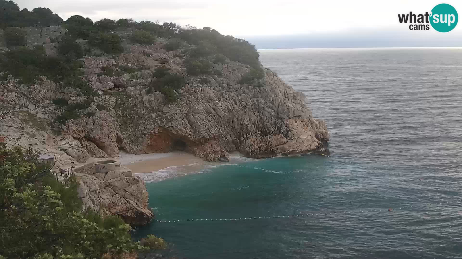 Webcam Bersezio spiaggia – Draga di Moschiena – Croazia