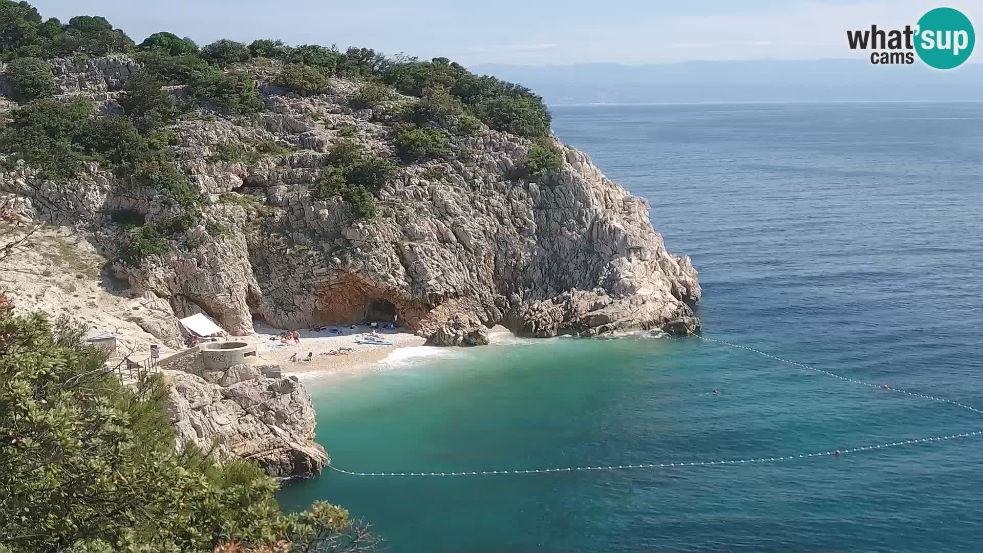 Webcam Brseč beach – Mošćenička Draga – Croatia