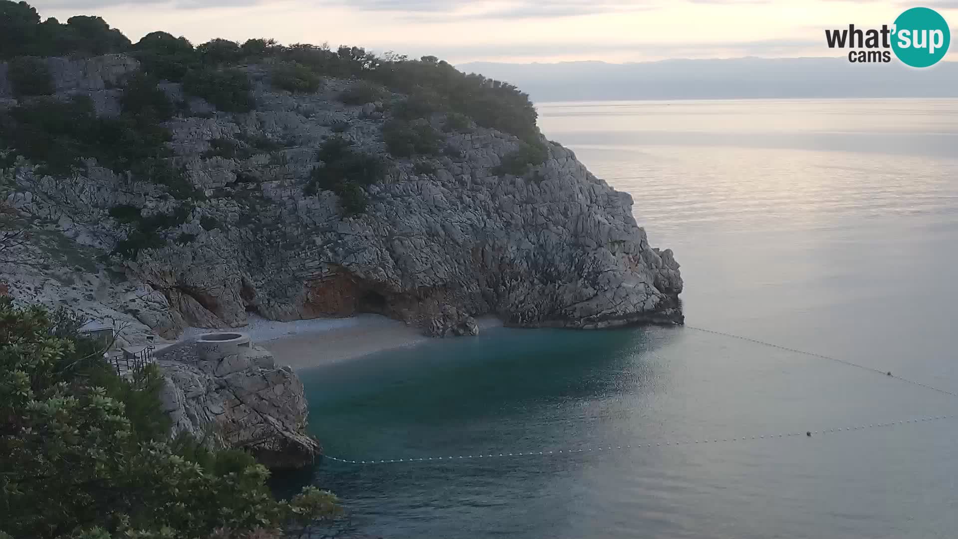 Webcam Bersezio spiaggia – Draga di Moschiena – Croazia