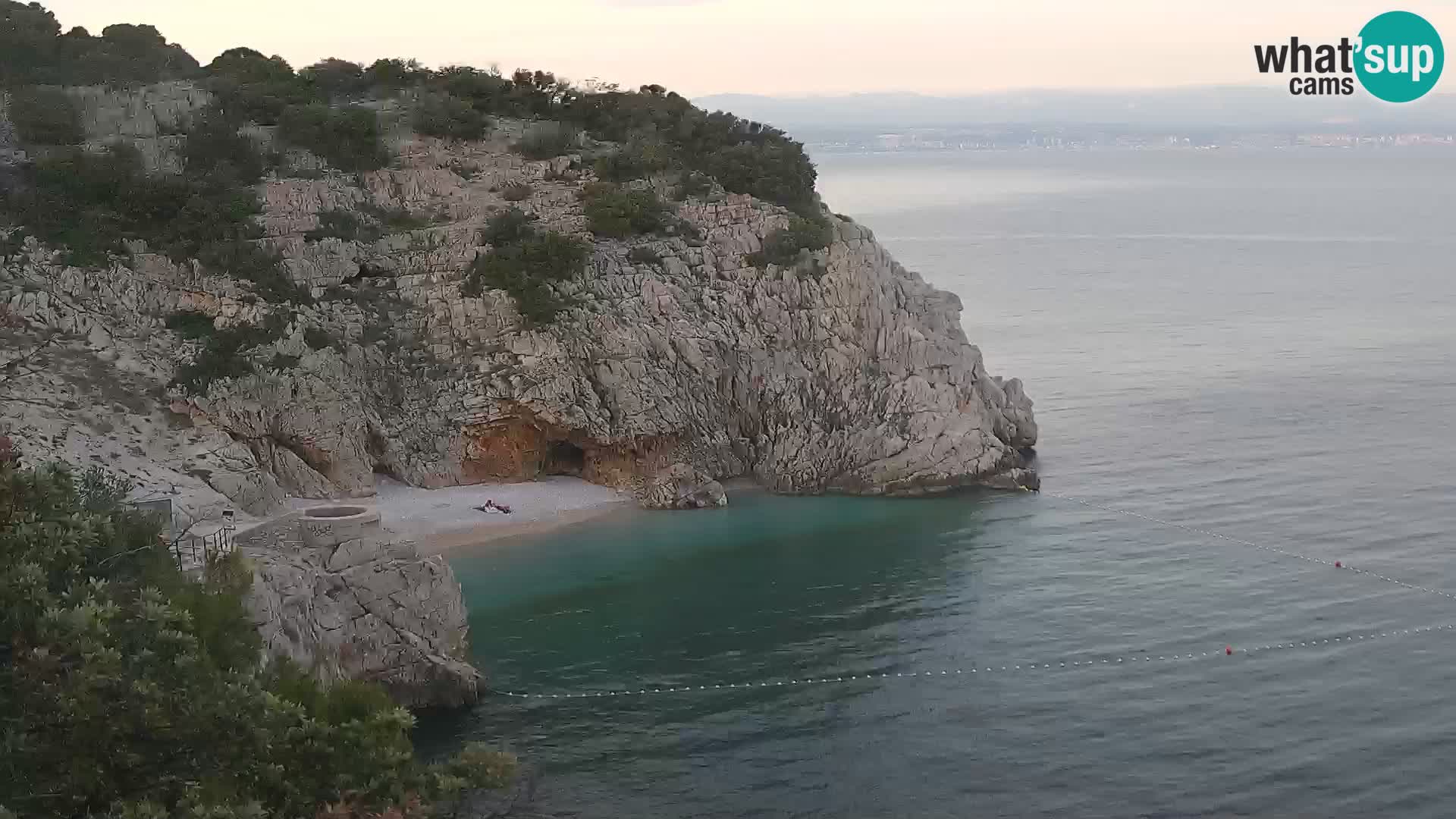Webcam Bersezio spiaggia – Draga di Moschiena – Croazia