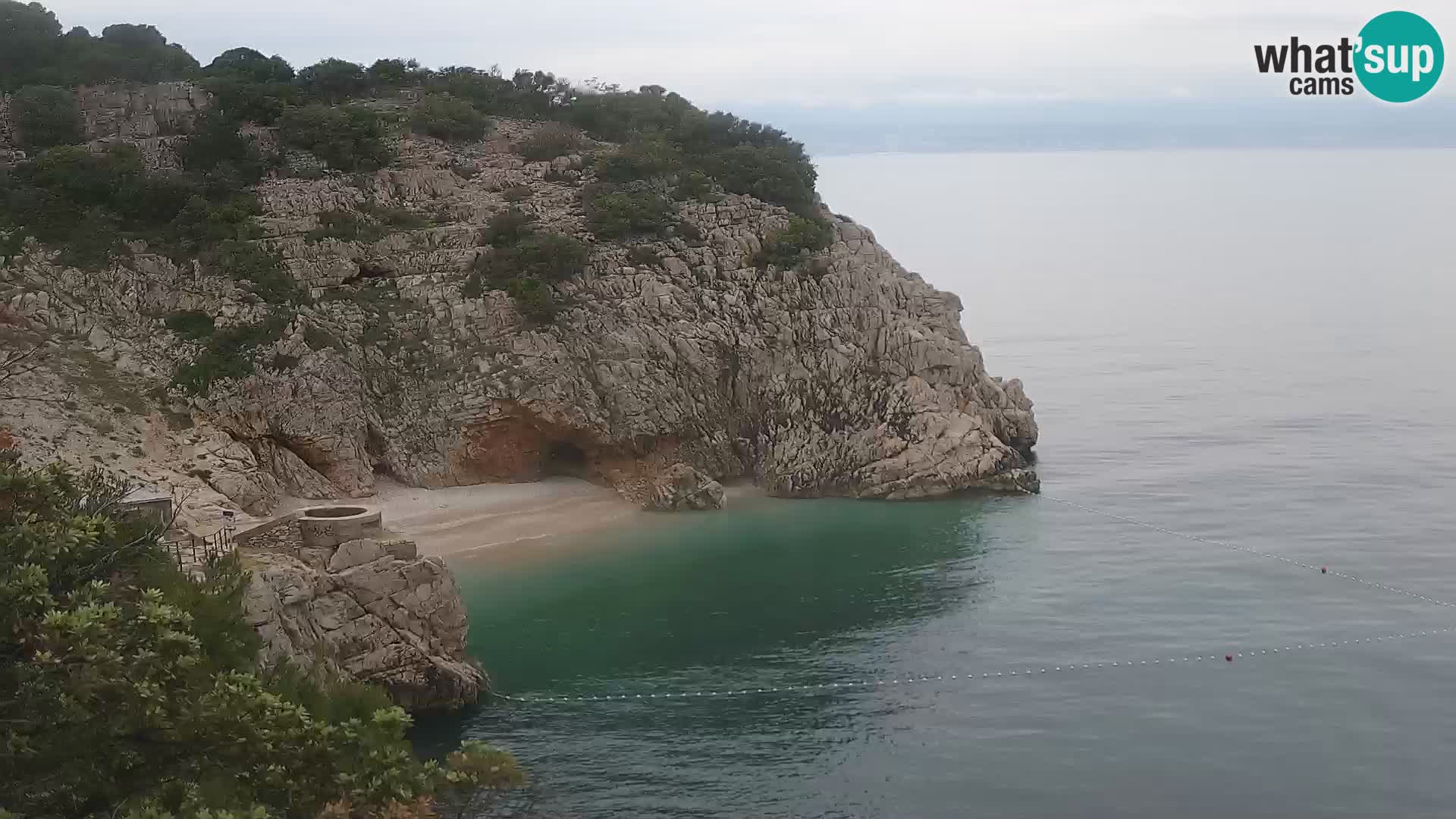 Webcam Brseč beach – Mošćenička Draga – Croatia