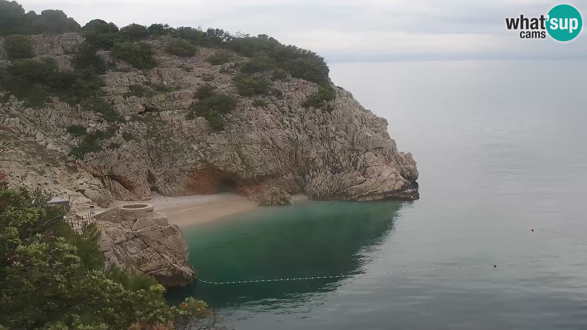 Webcam Brseč beach – Mošćenička Draga – Croatia