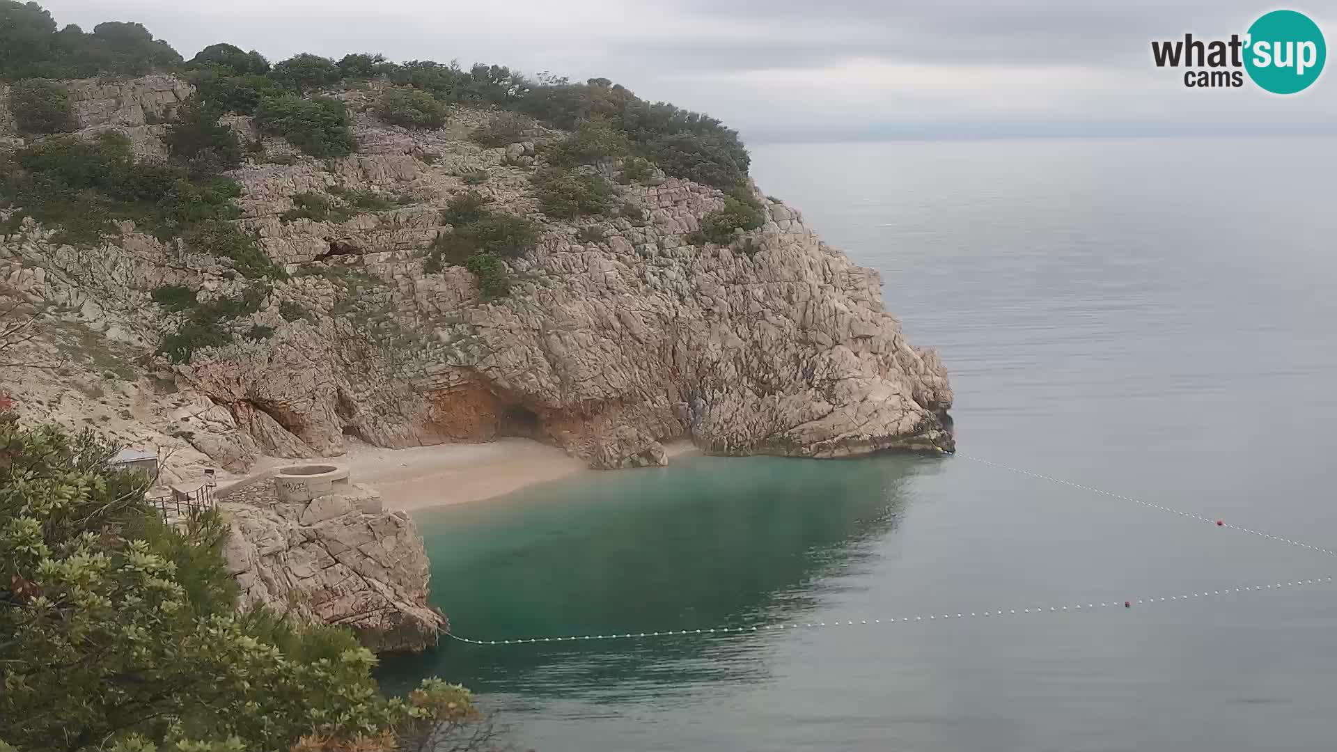 Webcam Brseč Strand – Mošćenička Draga – Kroatien