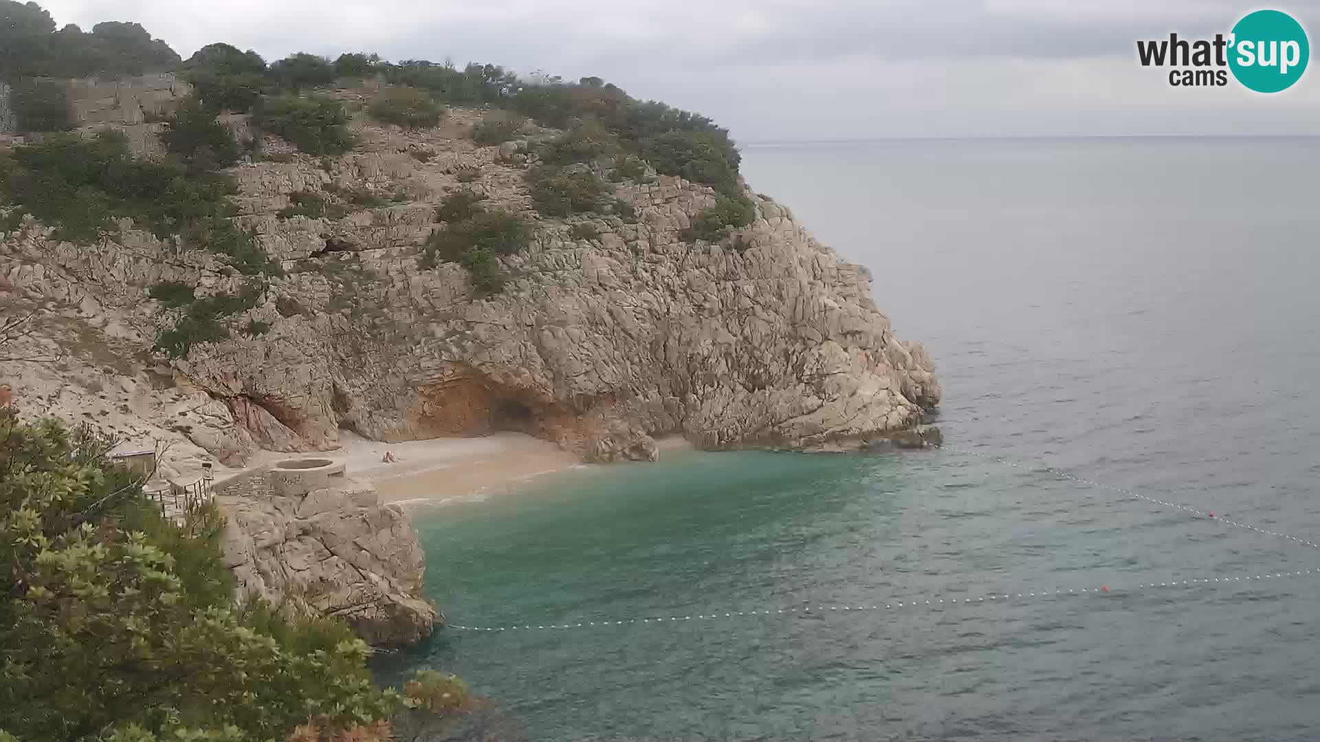 Webcam Brseč beach – Mošćenička Draga – Croatia