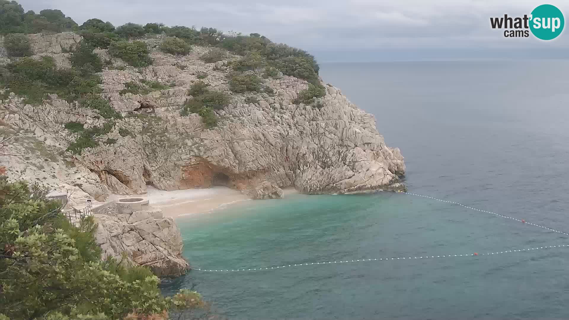 Web kamera plaže Brseč – Mošćenička Draga – Hrvatska