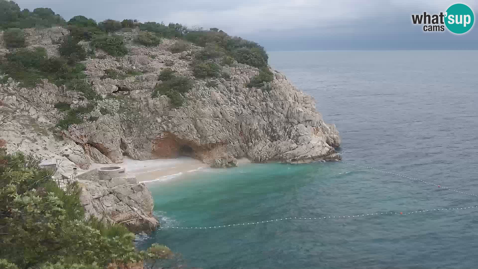 Webcam Bersezio spiaggia – Draga di Moschiena – Croazia
