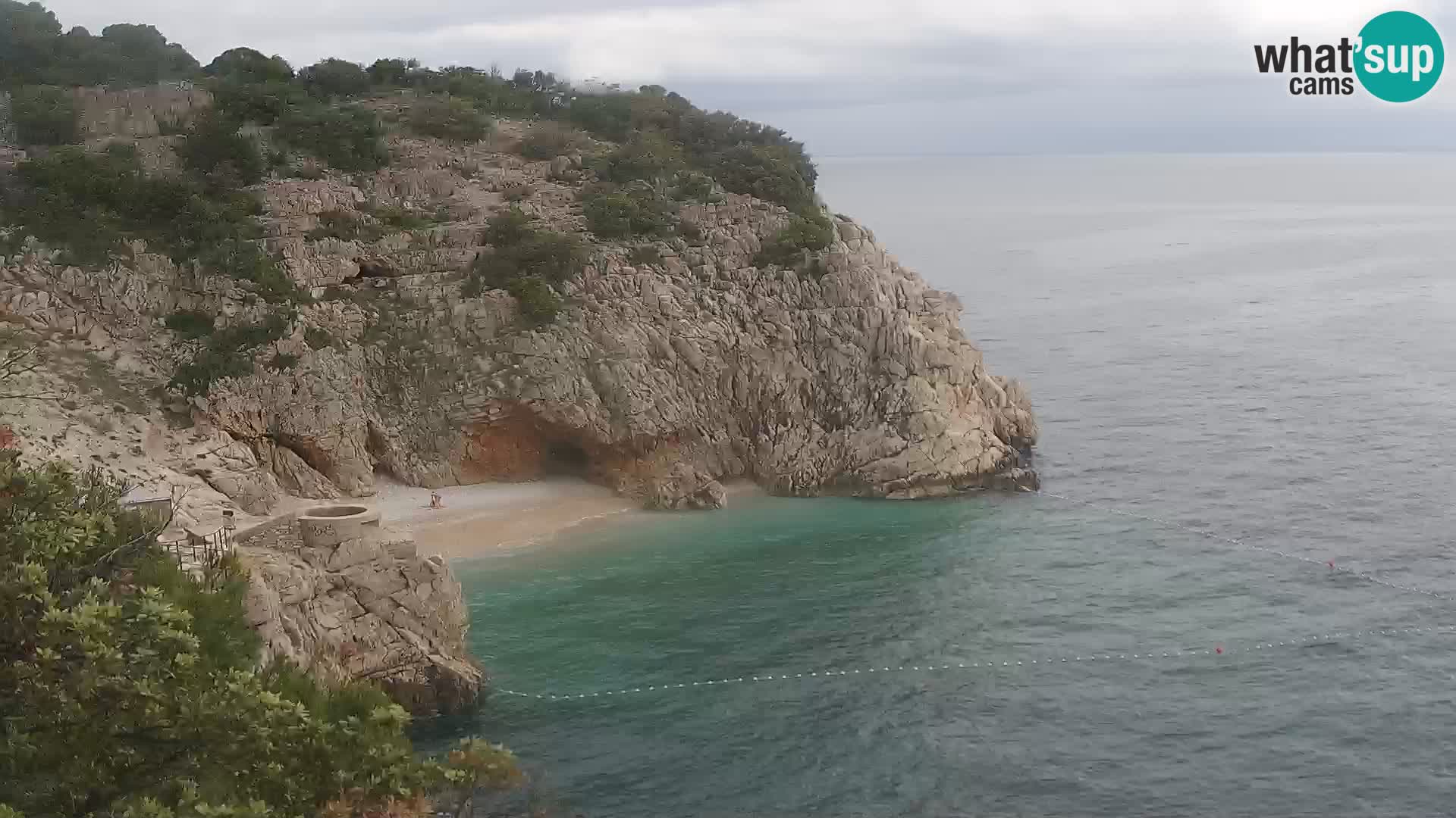 Webcam Brseč Strand – Mošćenička Draga – Kroatien