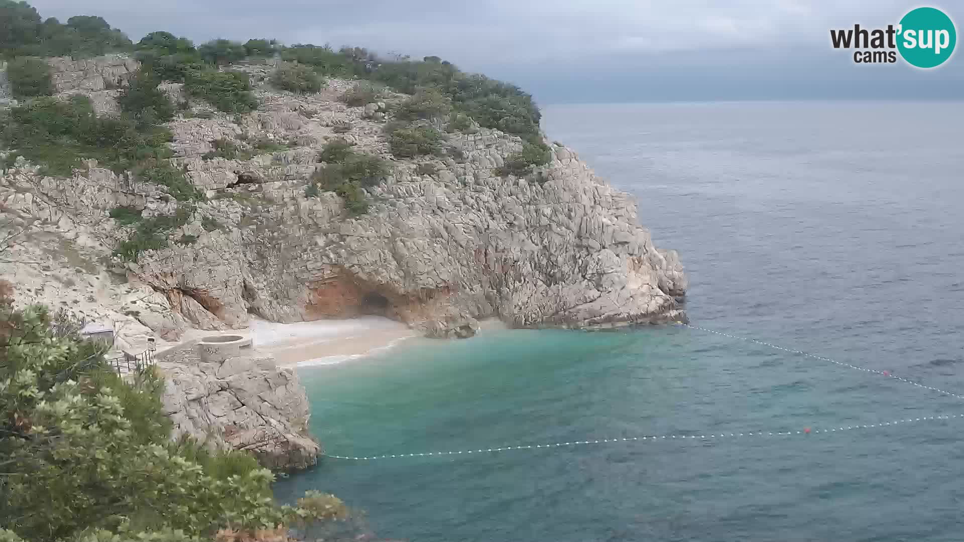 Webcam Bersezio spiaggia – Draga di Moschiena – Croazia