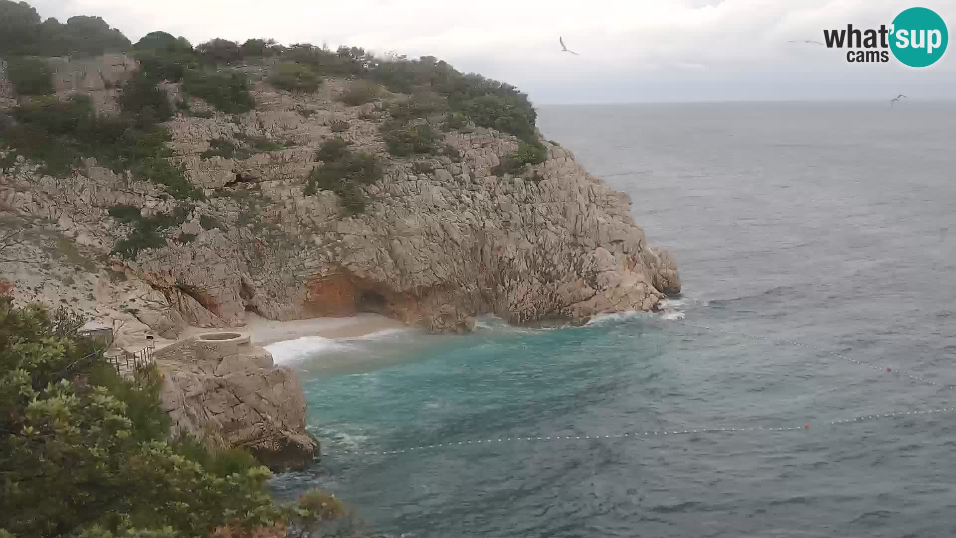 Webcam Brseč Strand – Mošćenička Draga – Kroatien