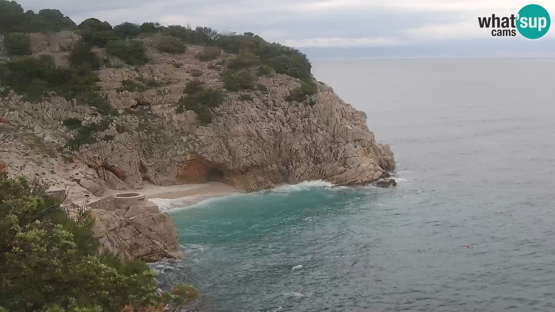 Web kamera plaže Brseč – Mošćenička Draga – Hrvatska