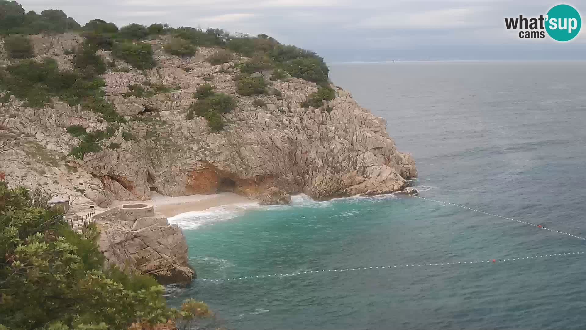 Webcam Brseč beach – Mošćenička Draga – Croatia