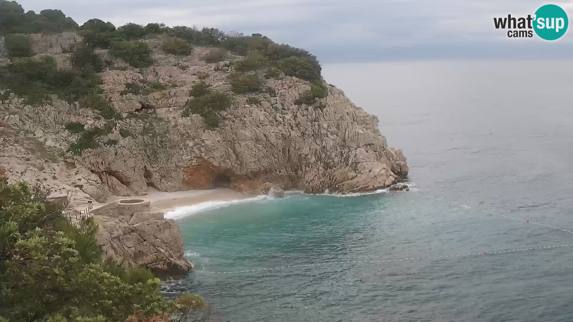 Webcam Bersezio spiaggia – Draga di Moschiena – Croazia