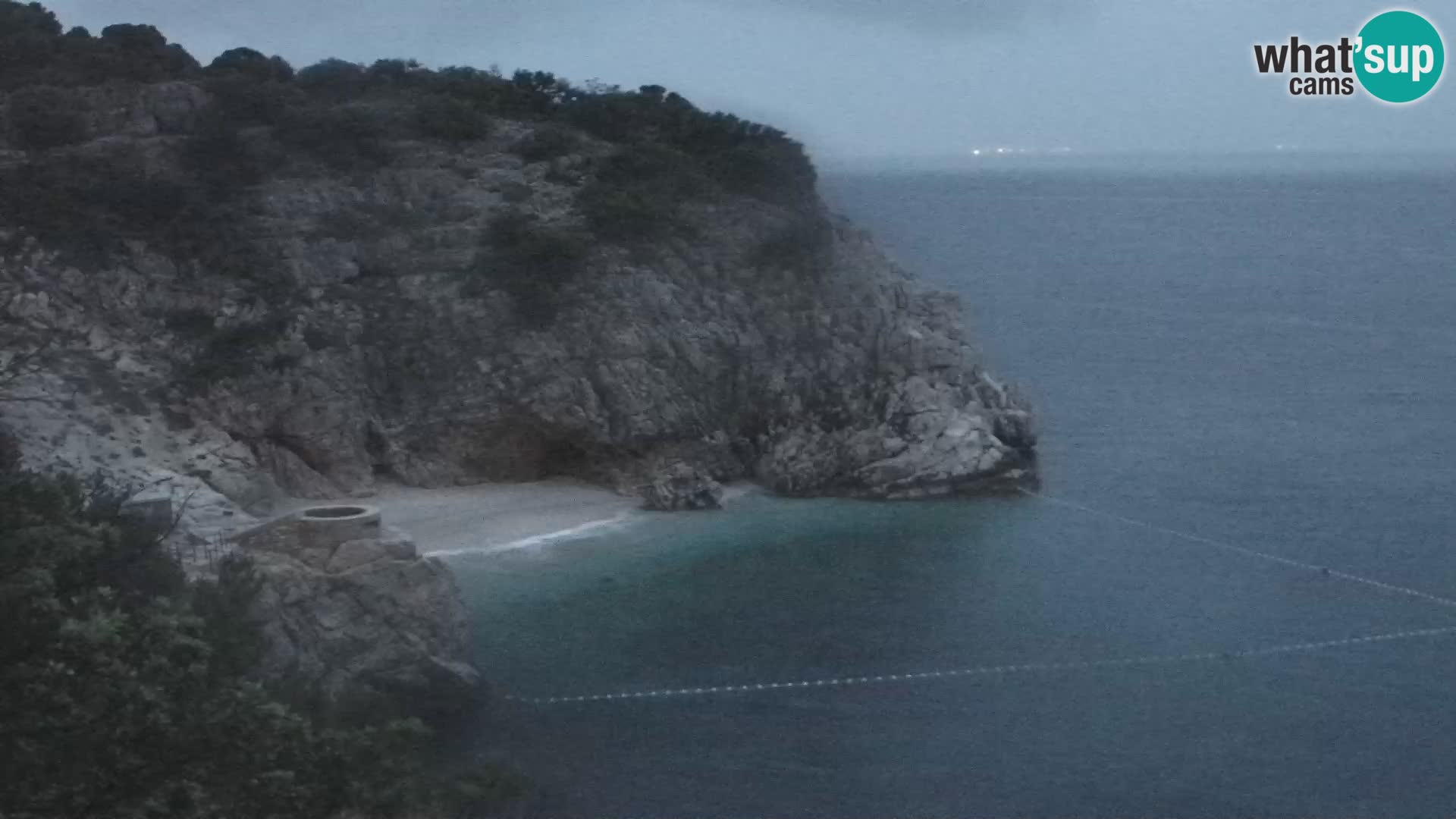 Webcam Bersezio spiaggia – Draga di Moschiena – Croazia