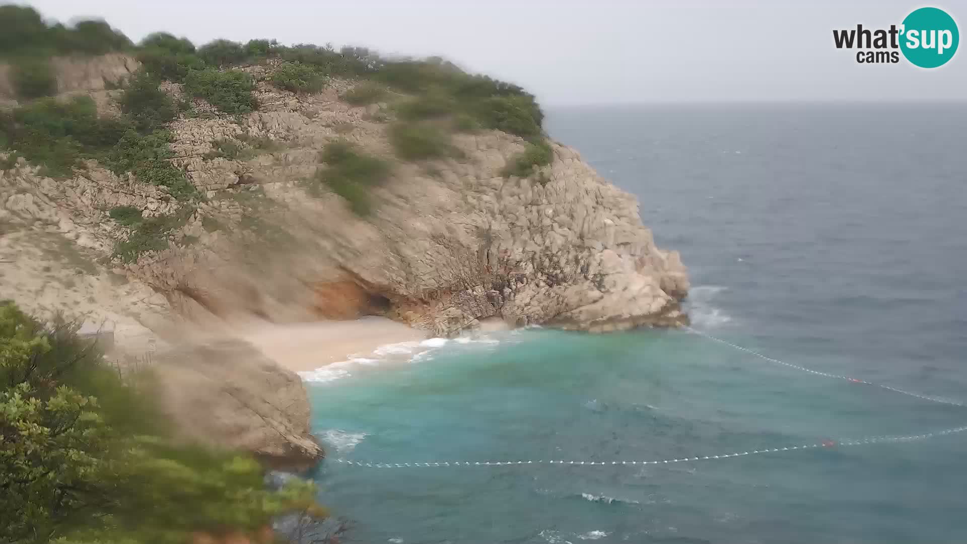 Webcam Bersezio spiaggia – Draga di Moschiena – Croazia