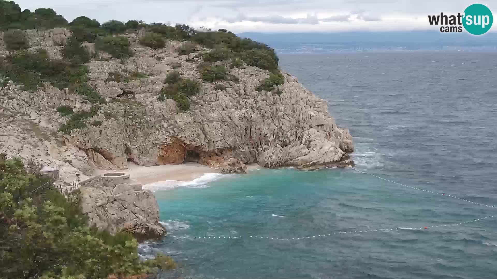 Webcam Bersezio spiaggia – Draga di Moschiena – Croazia