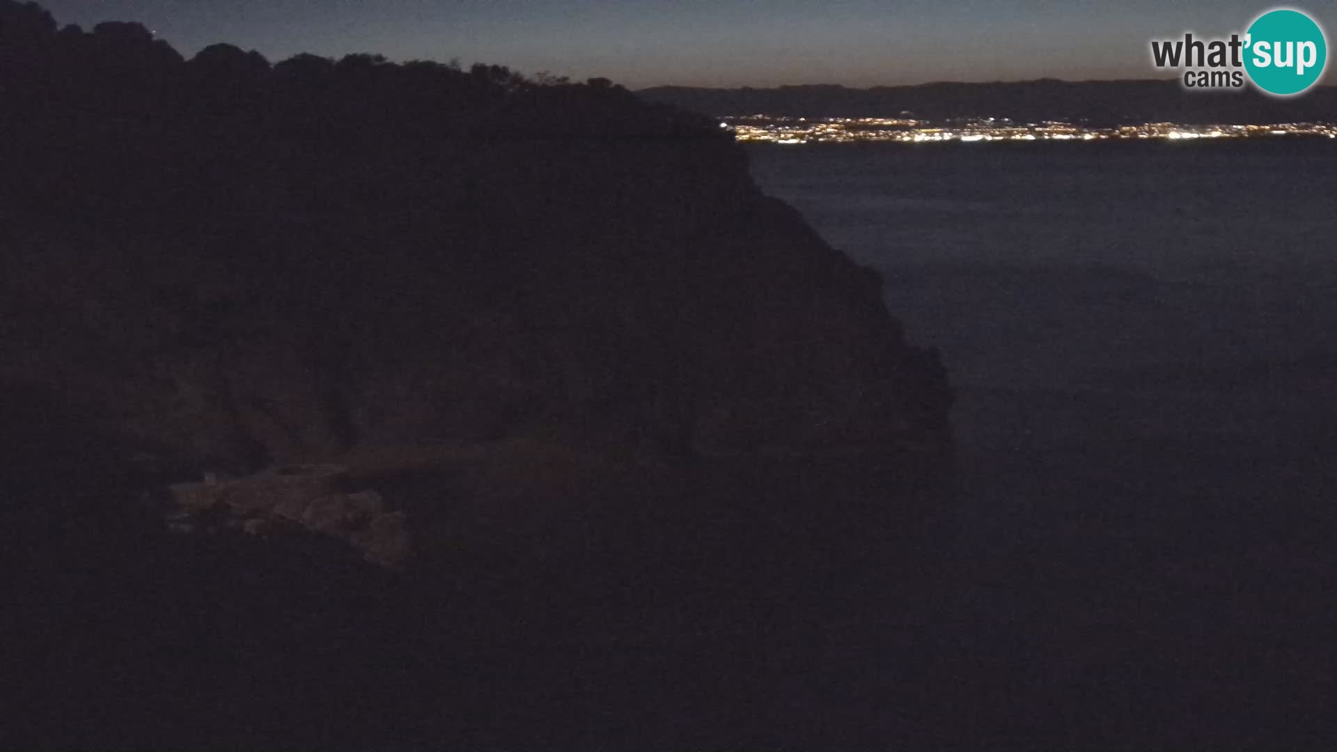 Webcam plage Brseč à Mošćenička Draga, Croatie