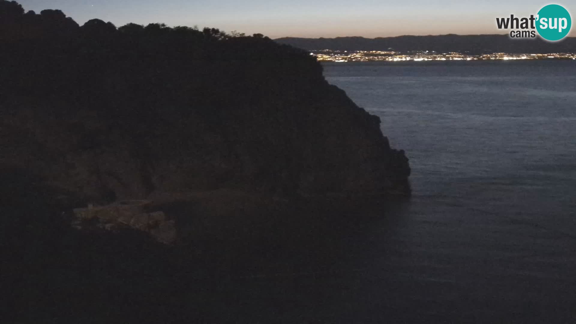 Spletna kamera Brseč plaža – Mošćenička Draga – Hrvaška