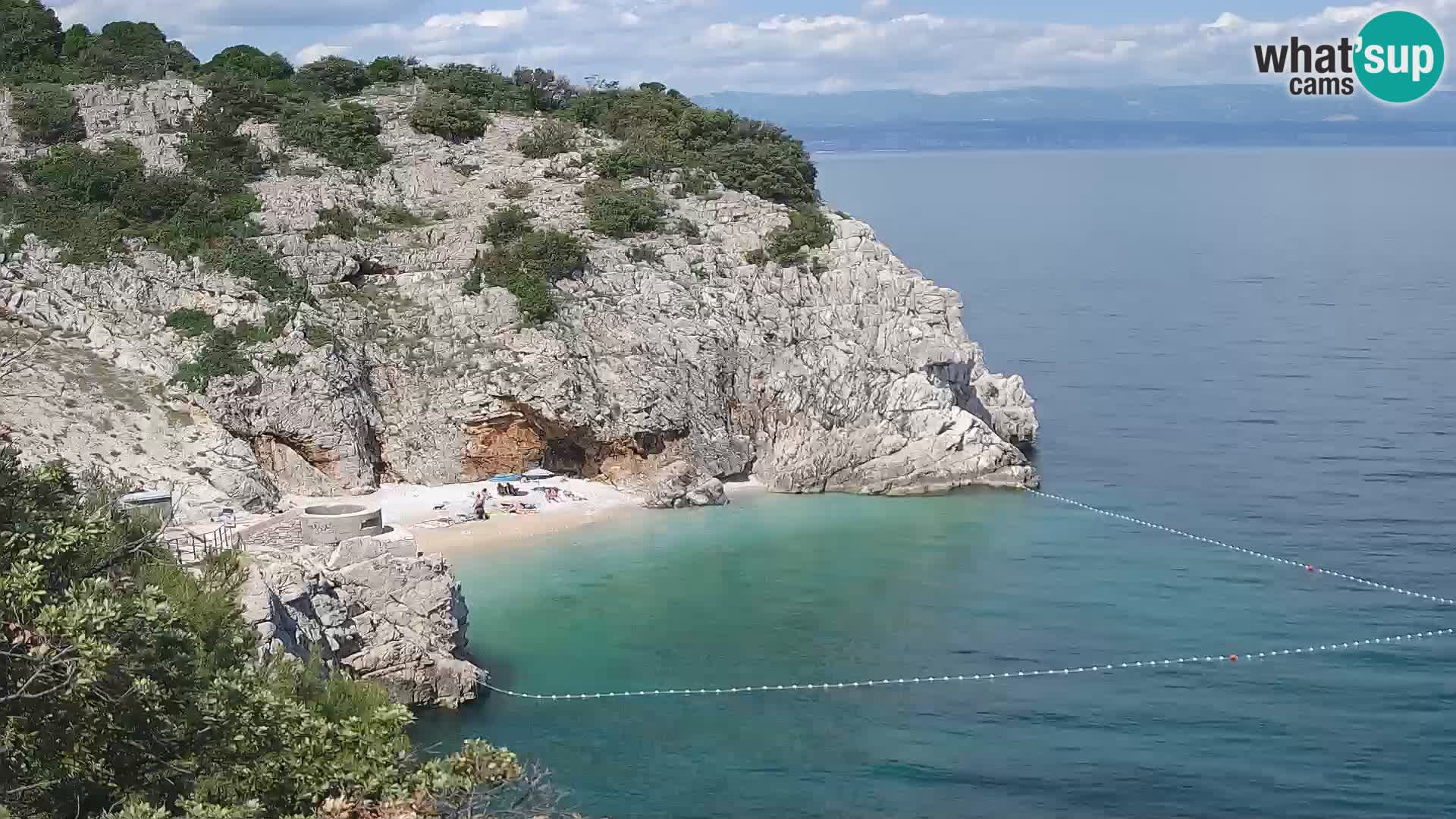 Webcam Brseč Strand – Mošćenička Draga – Kroatien