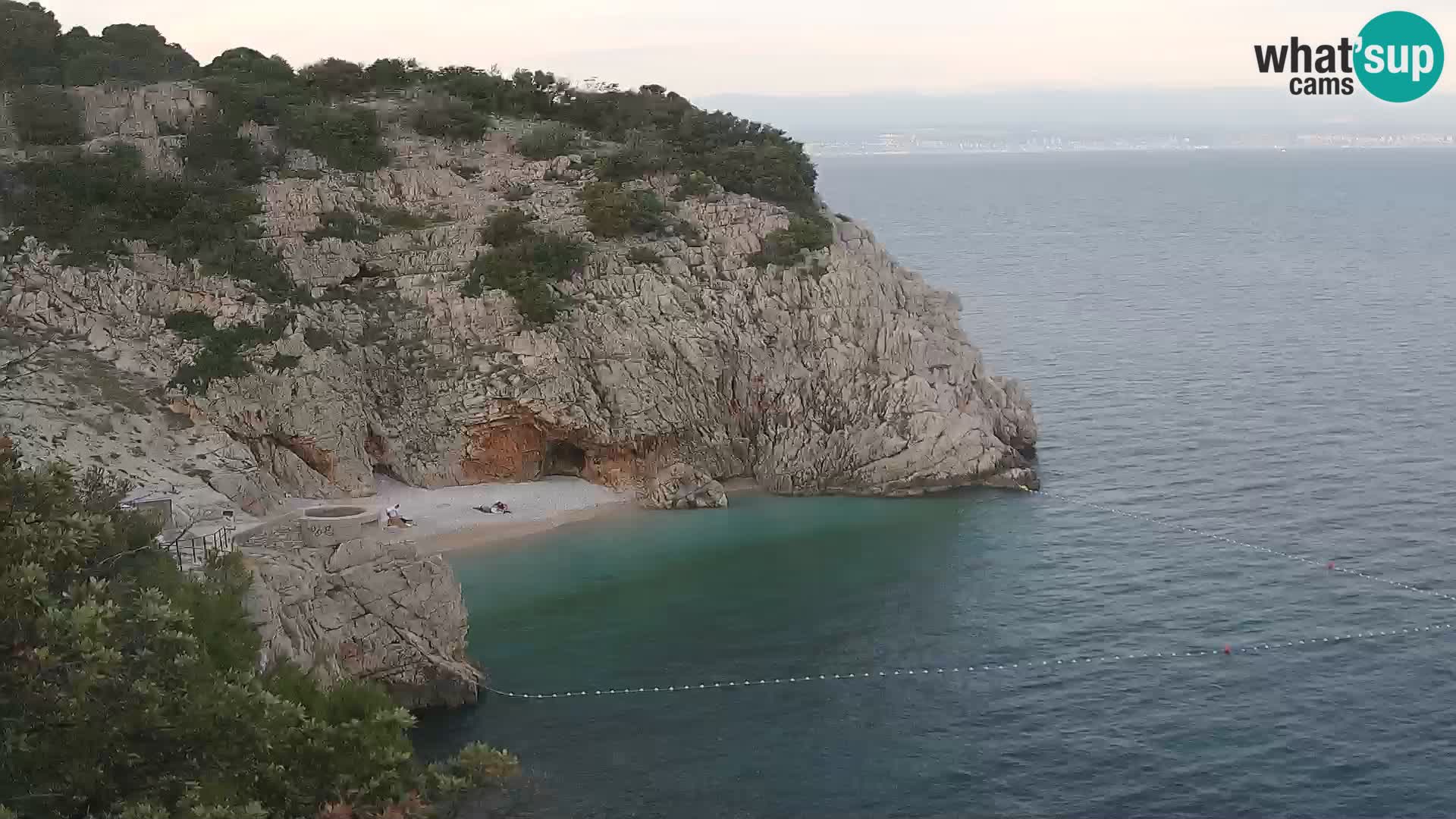 Webcam Bersezio spiaggia – Draga di Moschiena – Croazia