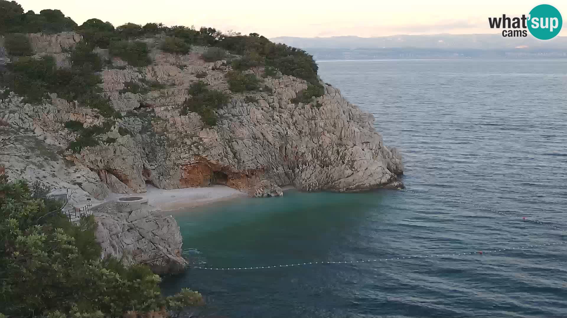 Webcam Brseč Strand – Mošćenička Draga – Kroatien