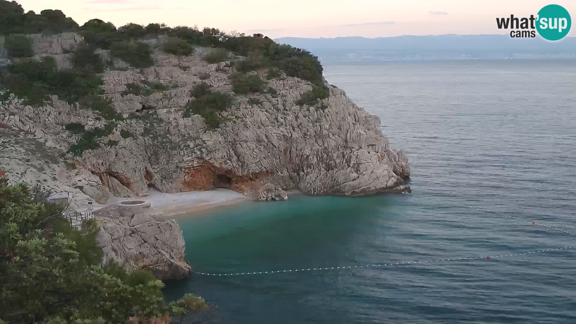 Webcam Brseč Strand – Mošćenička Draga – Kroatien