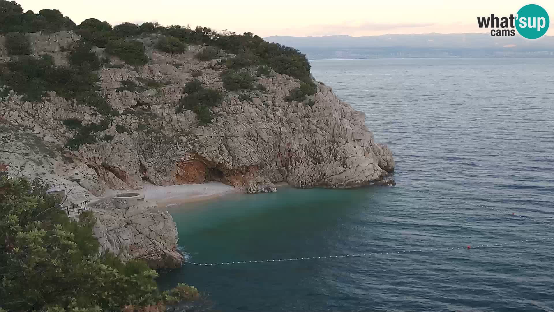Webcam Brseč Strand – Mošćenička Draga – Kroatien