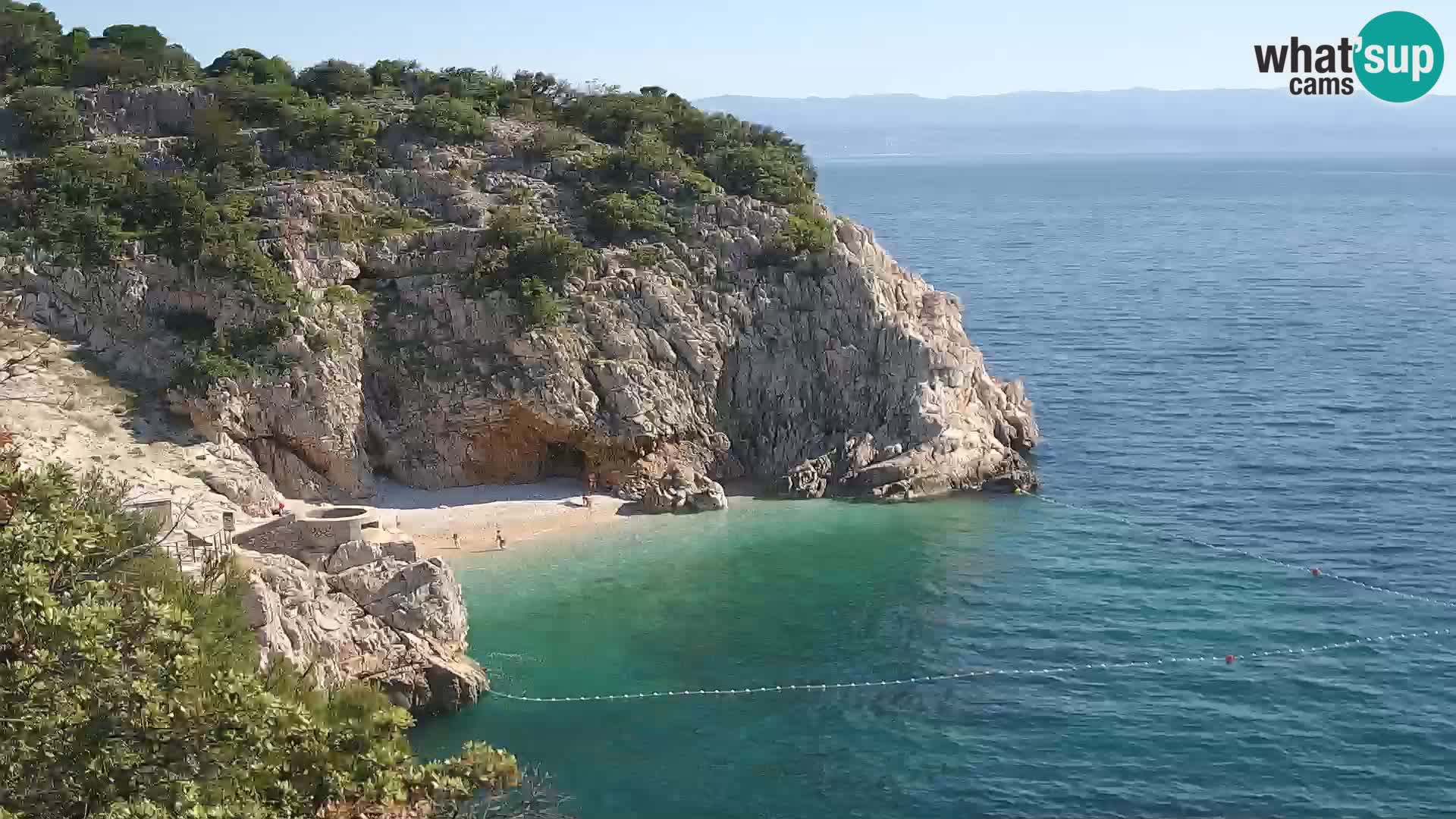 Webcam Brseč Strand – Mošćenička Draga – Kroatien