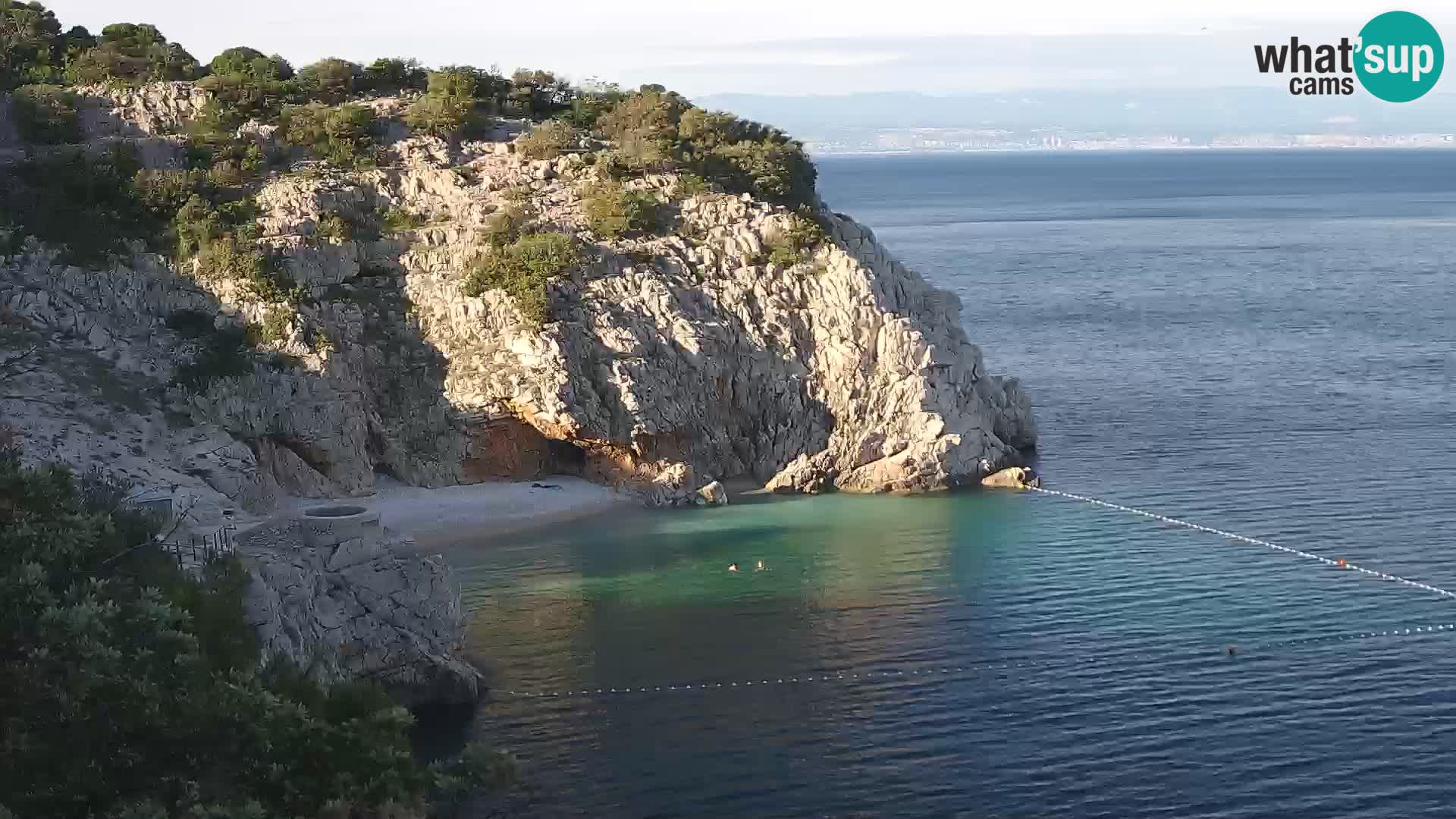 Webcam Bersezio spiaggia – Draga di Moschiena – Croazia