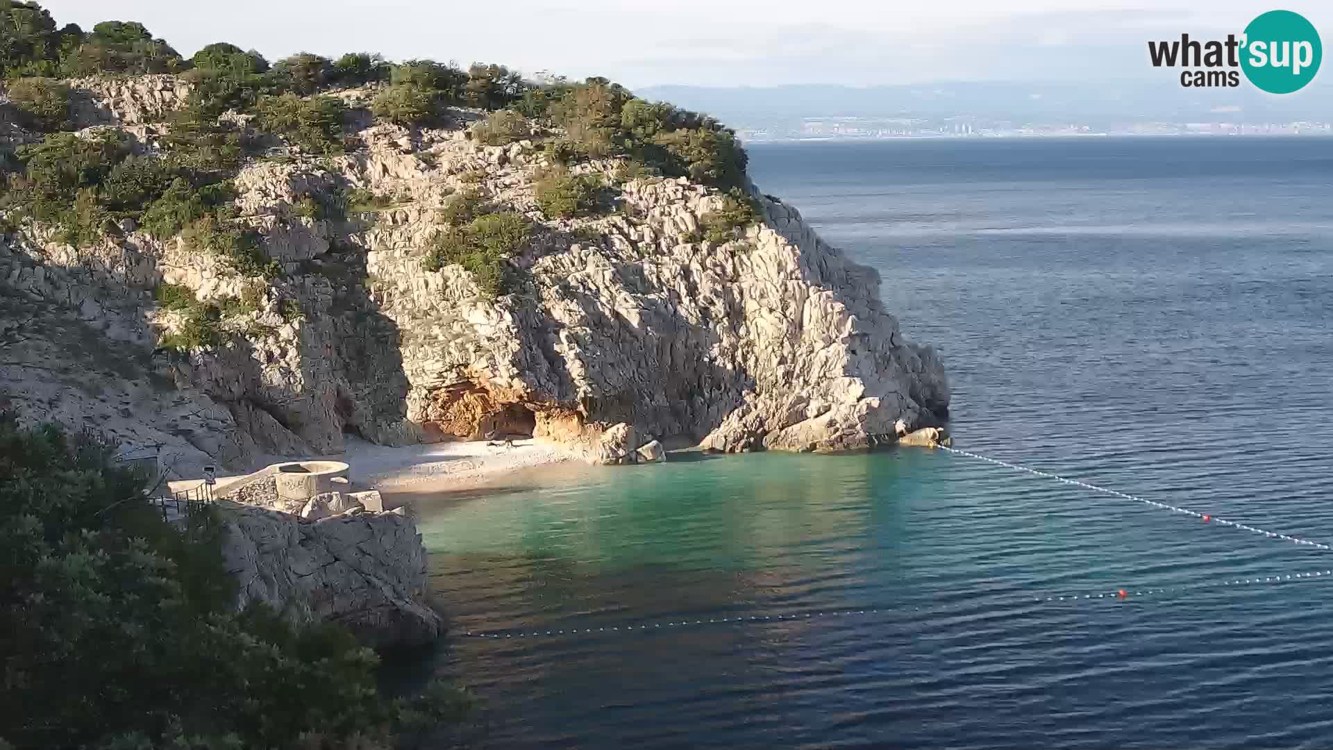 Webcam Brseč Strand – Mošćenička Draga – Kroatien