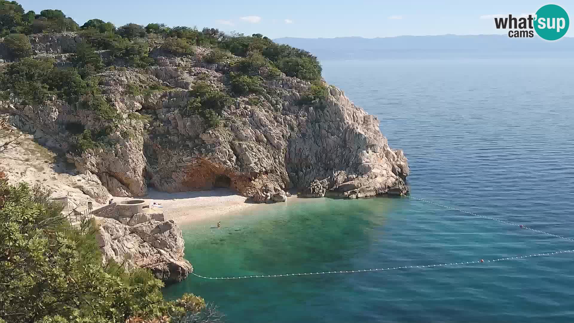Webcam Brseč beach – Mošćenička Draga – Croatia