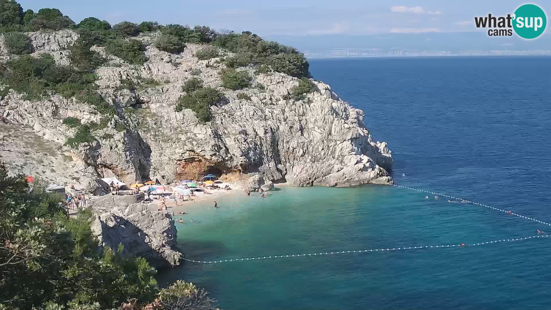 Webcam Brseč Strand – Mošćenička Draga – Kroatien