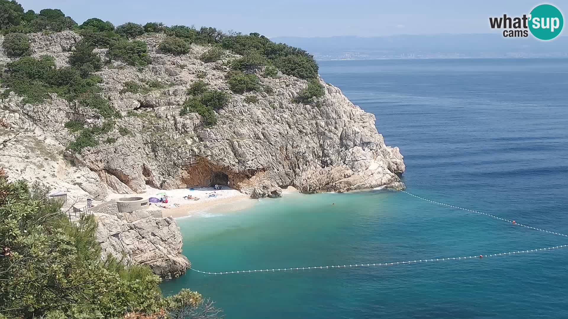 Webcam Brseč Strand – Mošćenička Draga – Kroatien