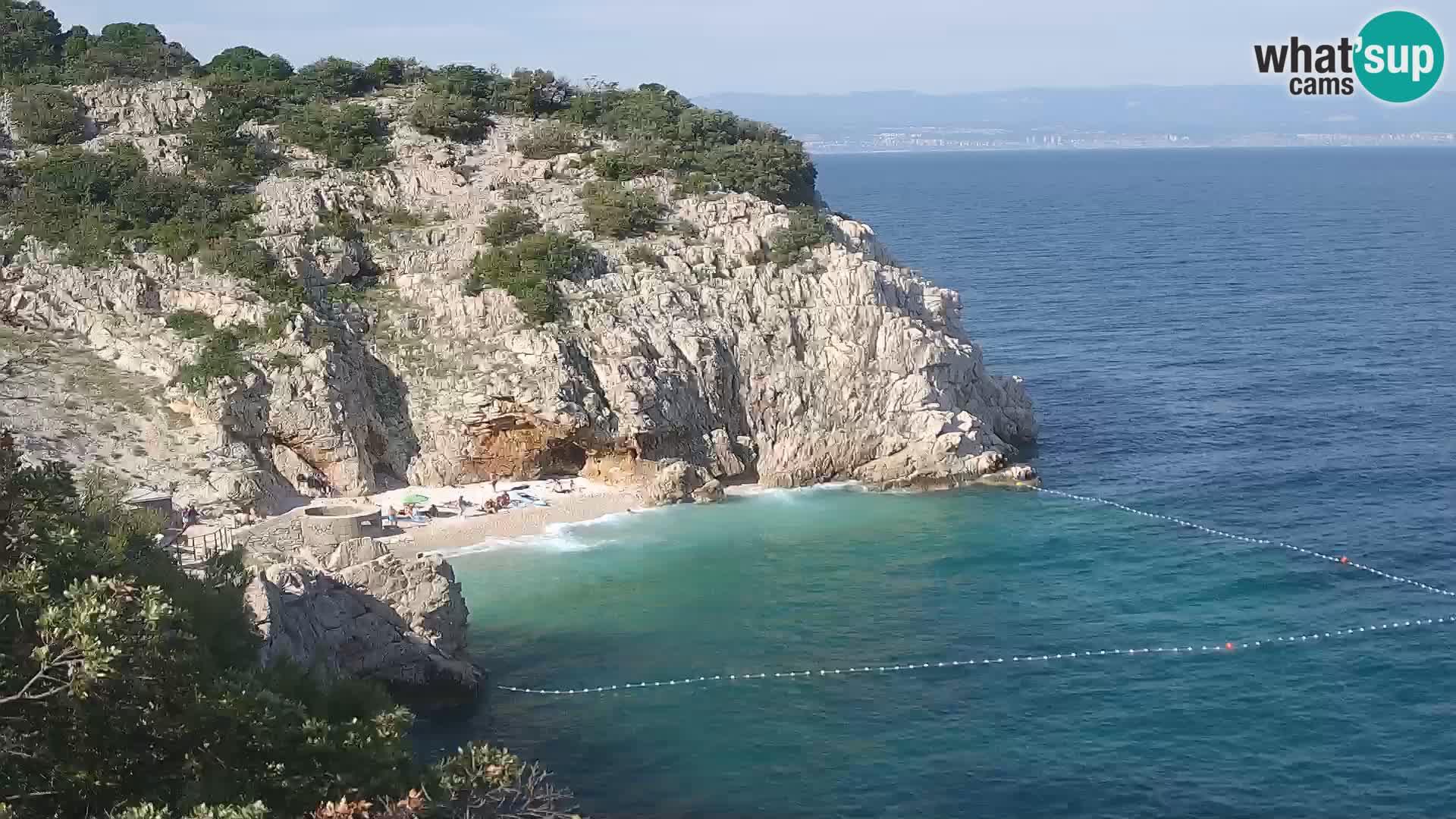 Webcam Brseč Strand – Mošćenička Draga – Kroatien
