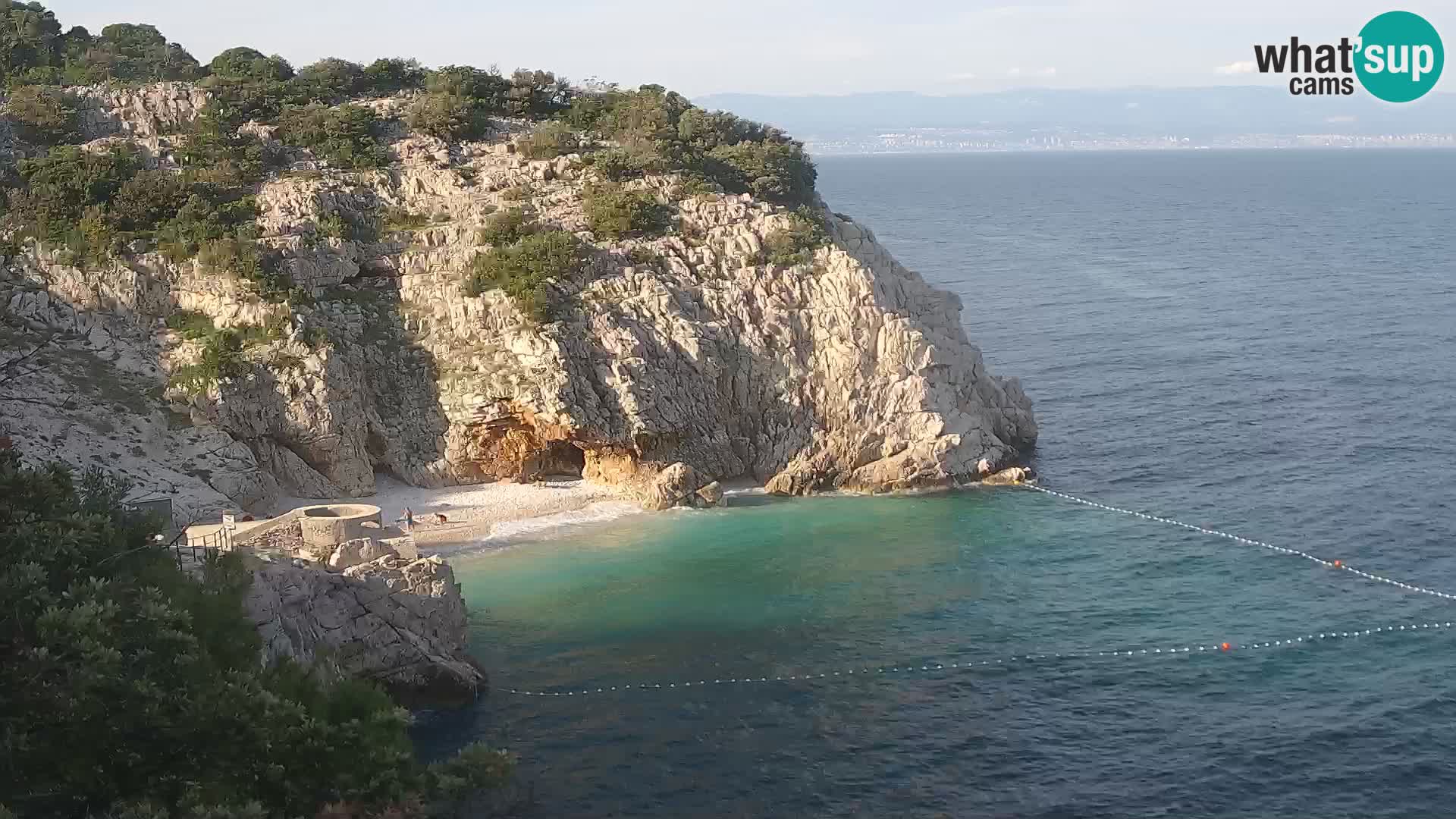 Webcam Brseč Strand – Mošćenička Draga – Kroatien