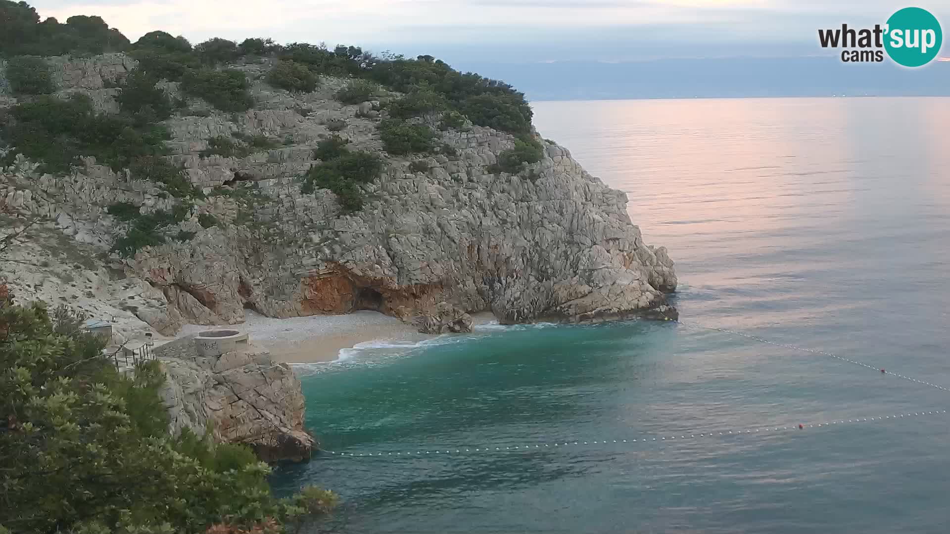Webcam Bersezio spiaggia – Draga di Moschiena – Croazia