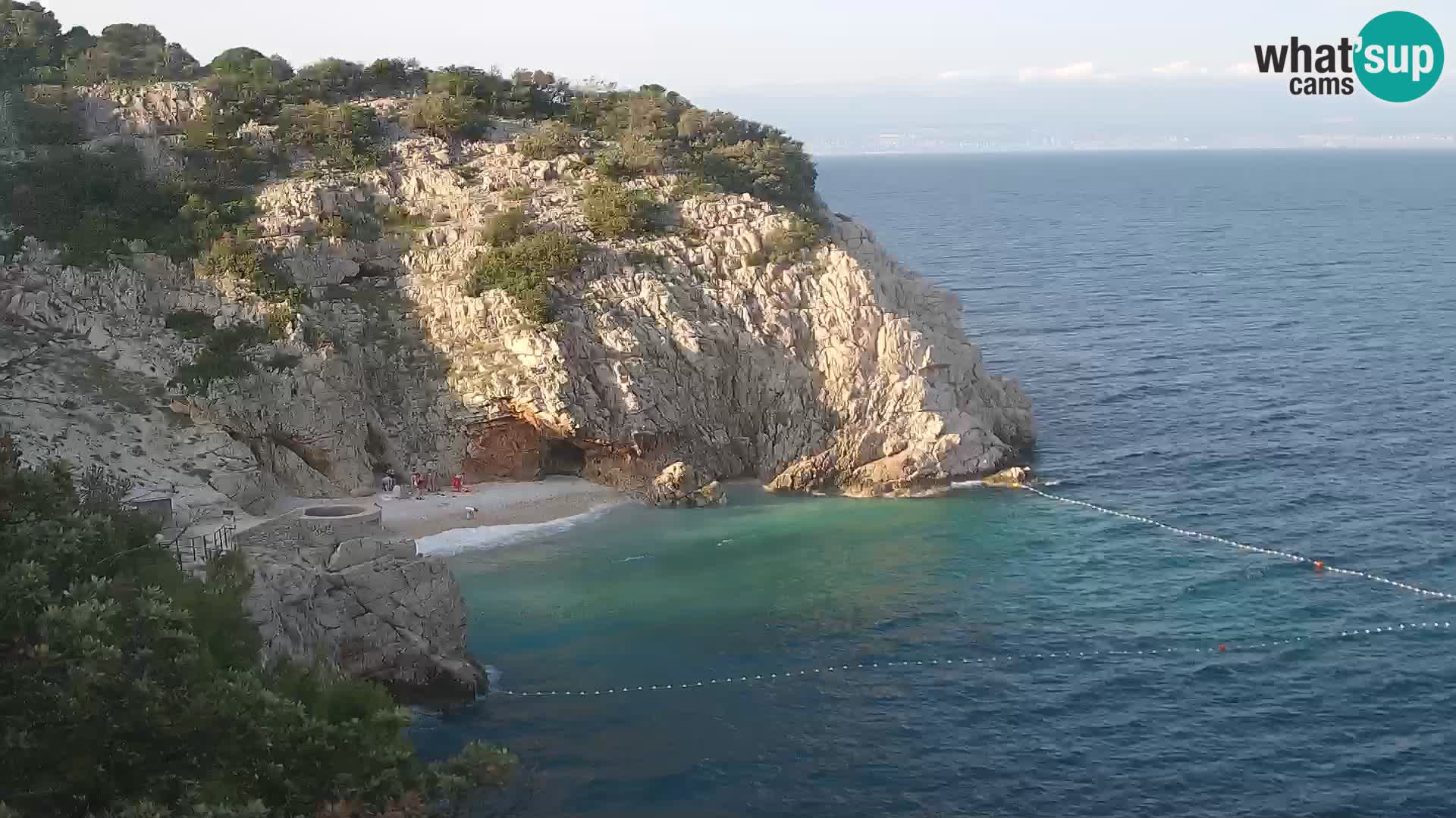 Web kamera plaže Brseč – Mošćenička Draga – Hrvatska