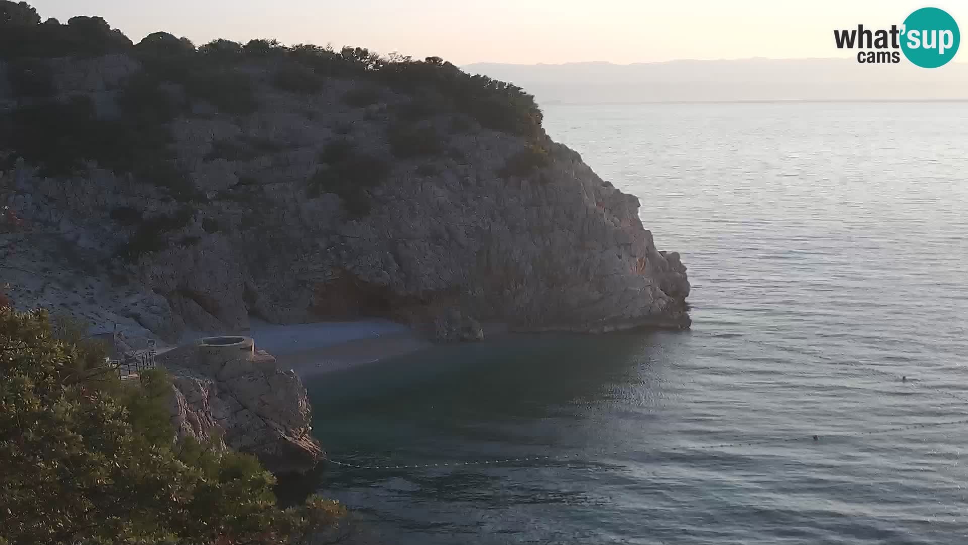 Webcam Brseč beach – Mošćenička Draga – Croatia