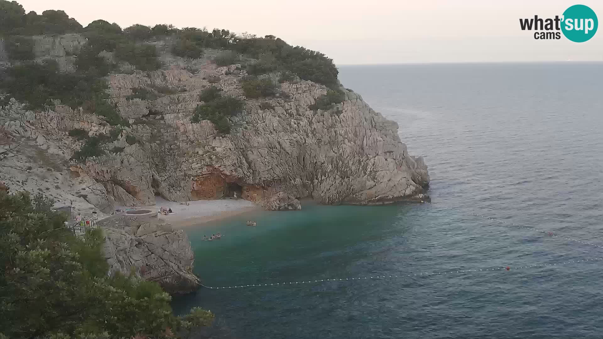 Webcam Brseč beach – Mošćenička Draga – Croatia
