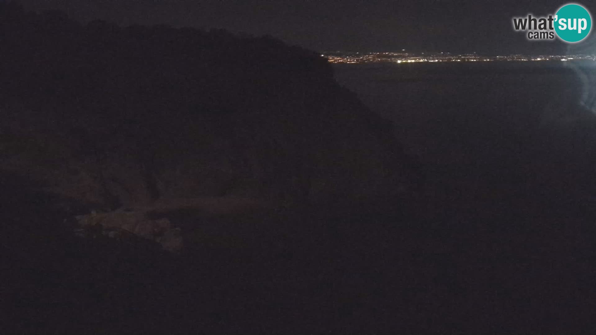 Webcam plage Brseč à Mošćenička Draga, Croatie