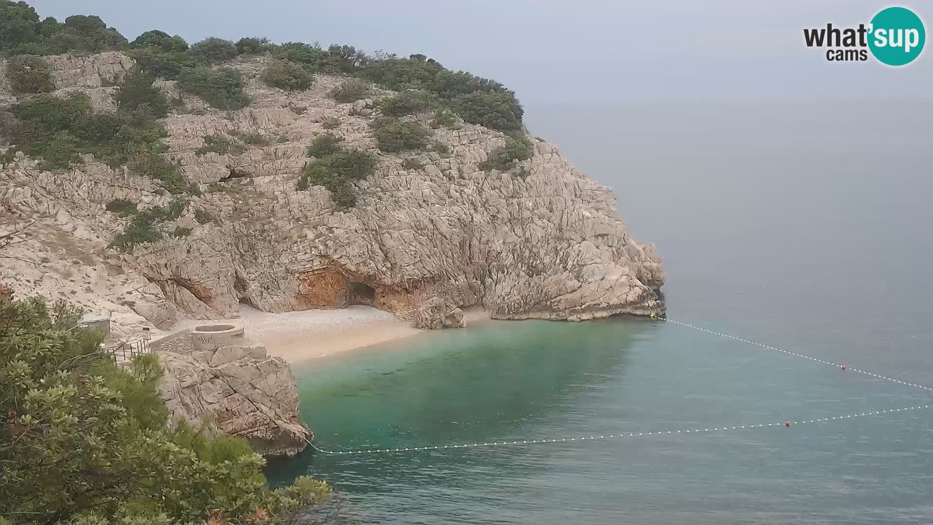 Webcam Brseč beach – Mošćenička Draga – Croatia