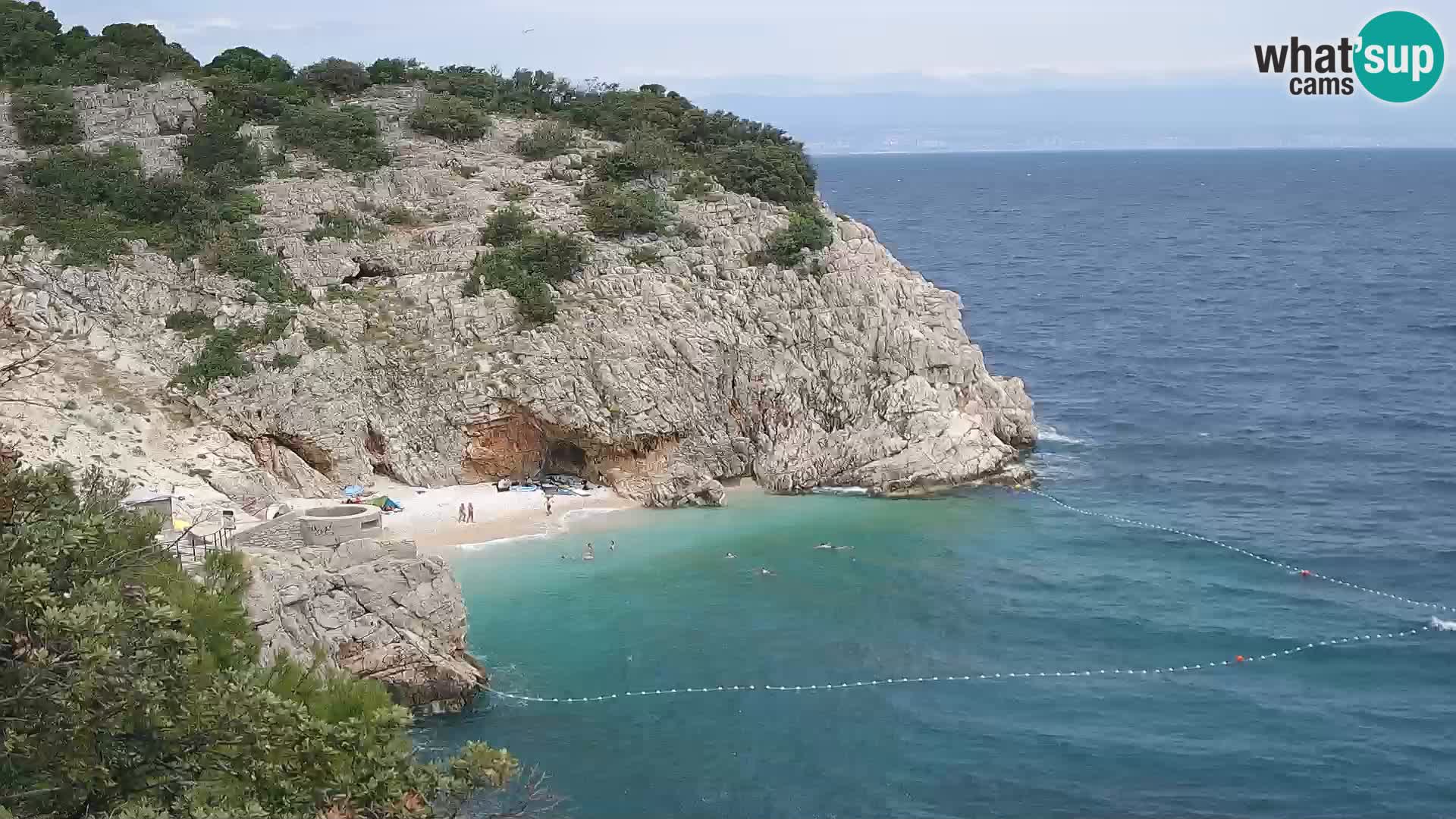 Webcam Brseč Strand – Mošćenička Draga – Kroatien