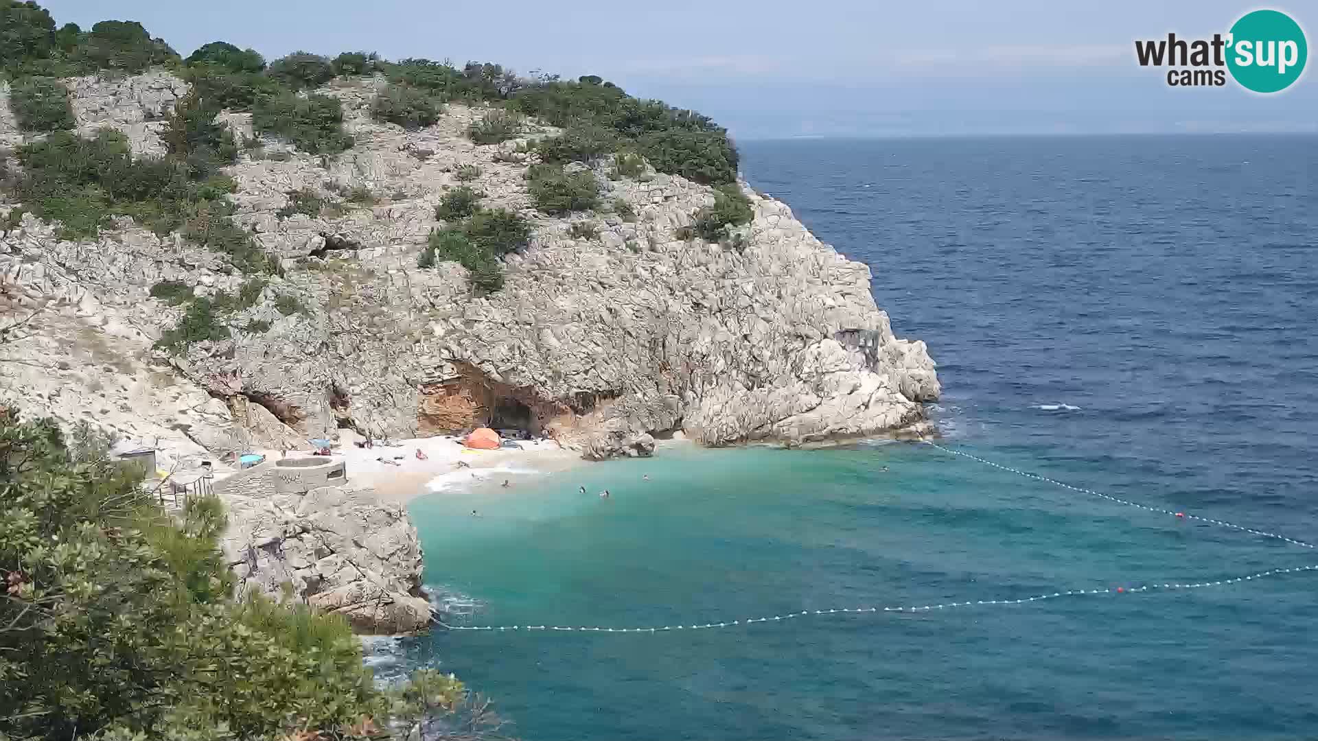 Webcam Bersezio spiaggia – Draga di Moschiena – Croazia