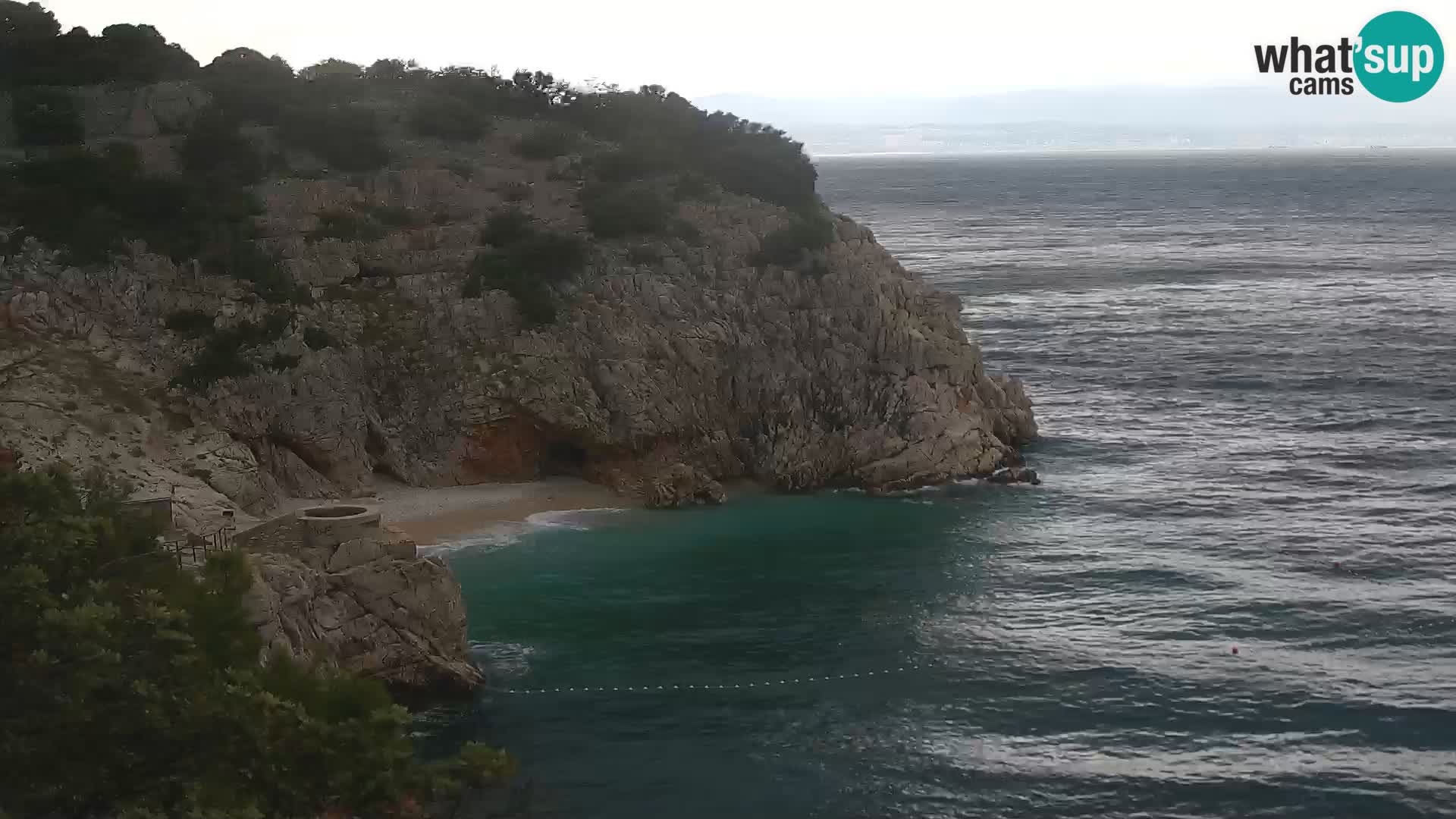 Web kamera plaže Brseč – Mošćenička Draga – Hrvatska