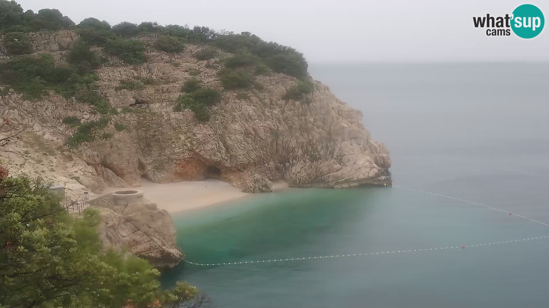 Web kamera plaže Brseč – Mošćenička Draga – Hrvatska