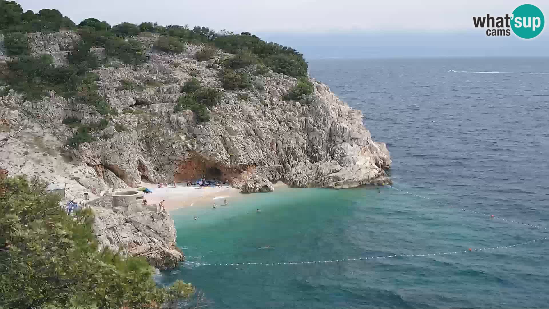 Webcam Bersezio spiaggia – Draga di Moschiena – Croazia