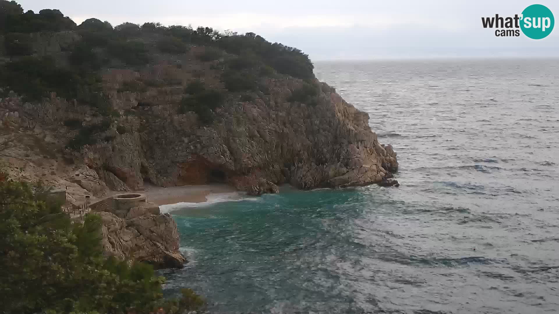 Web kamera plaže Brseč – Mošćenička Draga – Hrvatska
