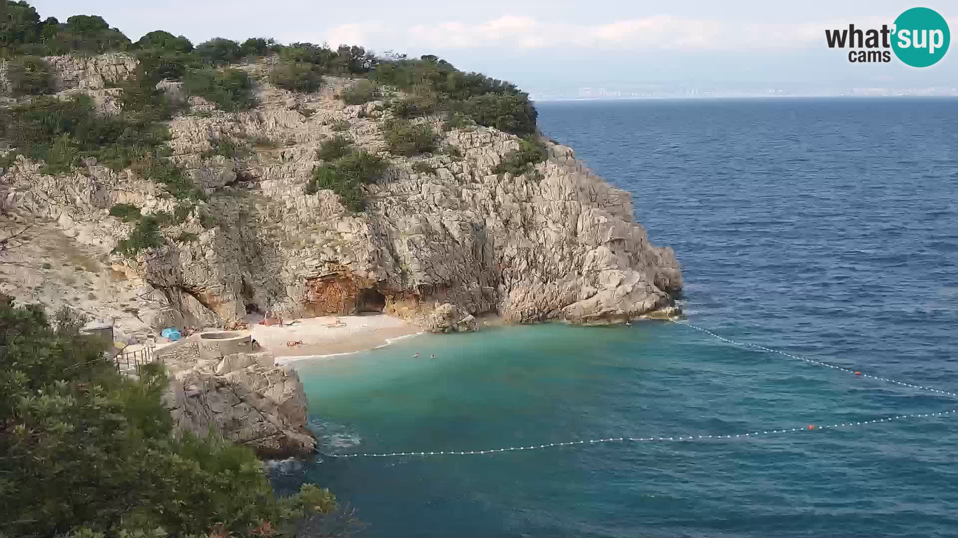 Webcam Brseč Strand – Mošćenička Draga – Kroatien